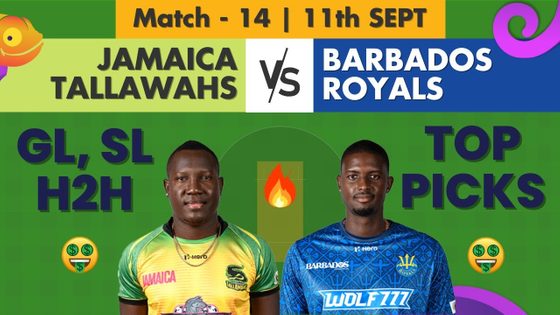 Jamaica Tallawahs vs Barbados Royals