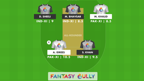 Pakistan XI vs India XI