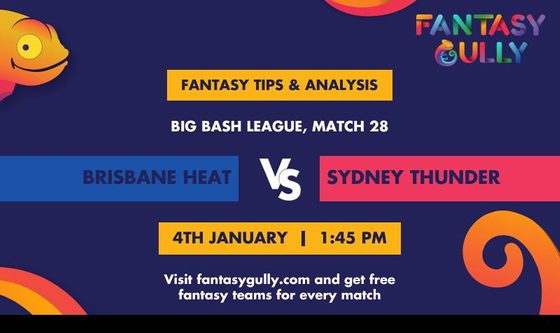 Brisbane Heat vs Sydney Thunder
