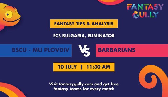 BSCU - MU Plovdiv vs Barbarians, Eliminator