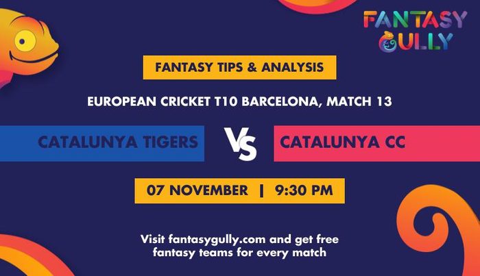 Catalunya Tigers vs Catalunya CC, Match 13