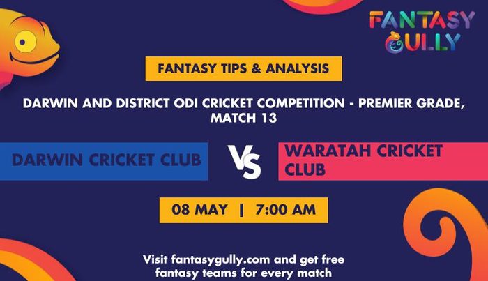 Darwin Cricket Club vs Waratah Cricket Club, Match 13