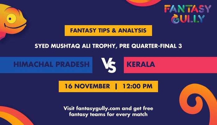 Himachal Pradesh vs Kerala, Pre Quarter-final 2