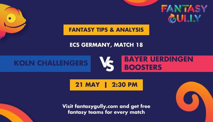 Koln Challengers vs Bayer Uerdingen Boosters, Match 18