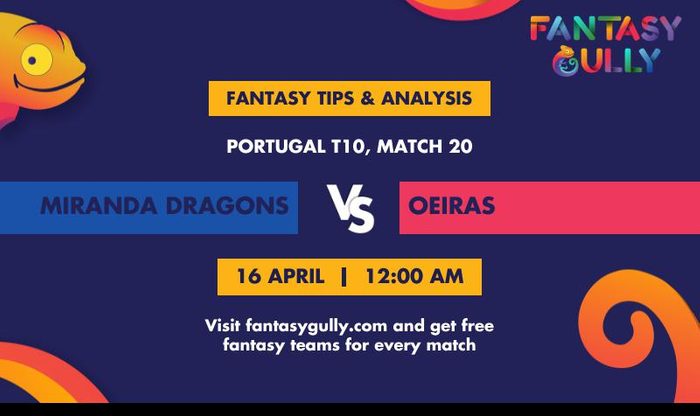 Miranda Dragons vs Oeiras, Match 20
