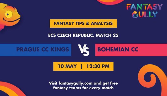 Prague CC Kings vs Bohemian CC, Match 25