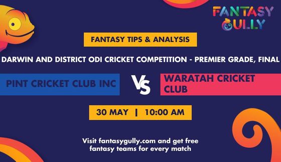 Pint Cricket Club INC vs Waratah Cricket Club