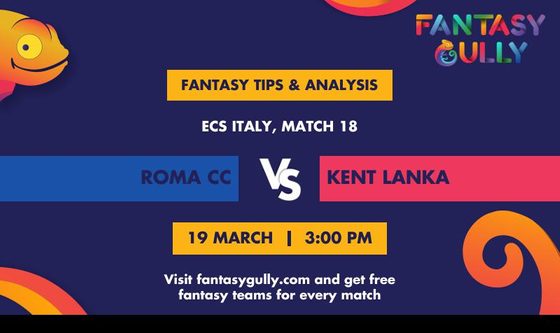 Roma CC vs Kent Lanka