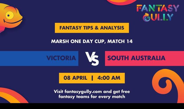 Victoria vs South Australia, Match 14