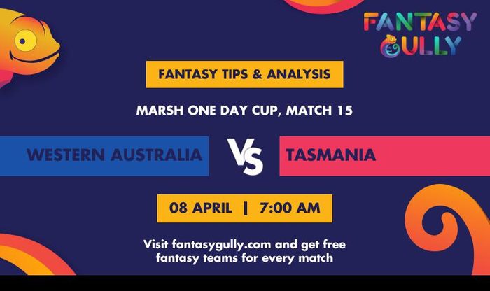 Western Australia vs Tasmania, Match 15