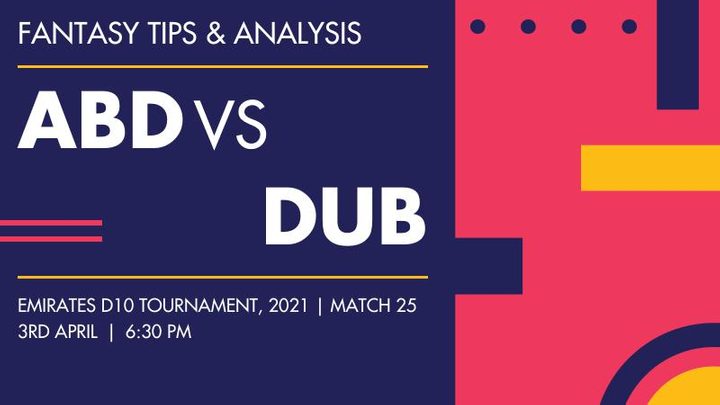 ABD vs DUB, Match 25
