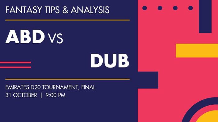 ABD vs DUB (Abu Dhabi vs Dubai), Final