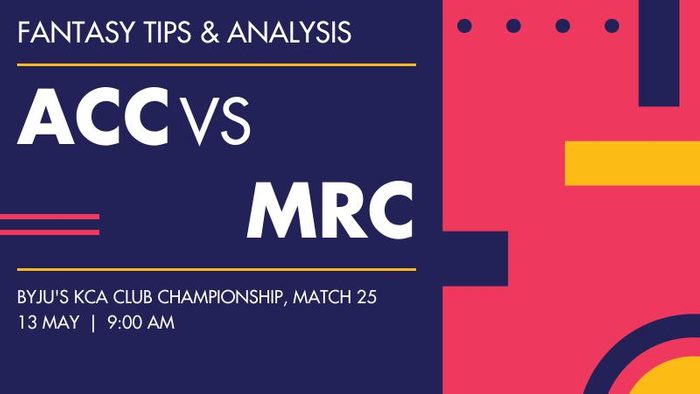 ACC vs MRC (Athreya Cricket Club vs Masters-RCC), Match 25