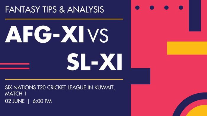 AFG-XI vs SL-XI (Afghanistan XI vs Sri Lanka XI), Match 1
