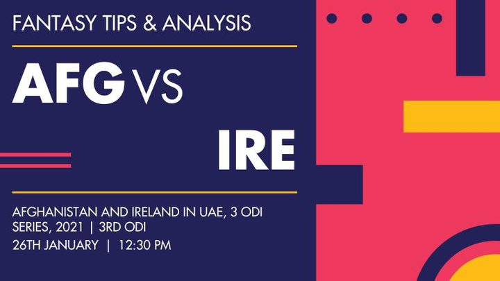 AFG vs IRE, 3rd ODI