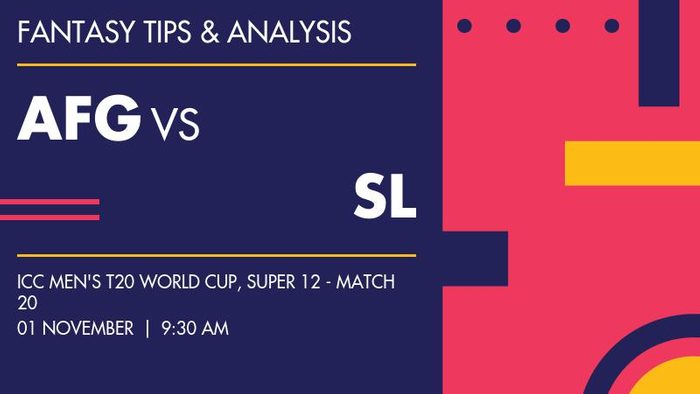 AFG vs SL (Afghanistan vs Sri Lanka), Super 12 - Match 20