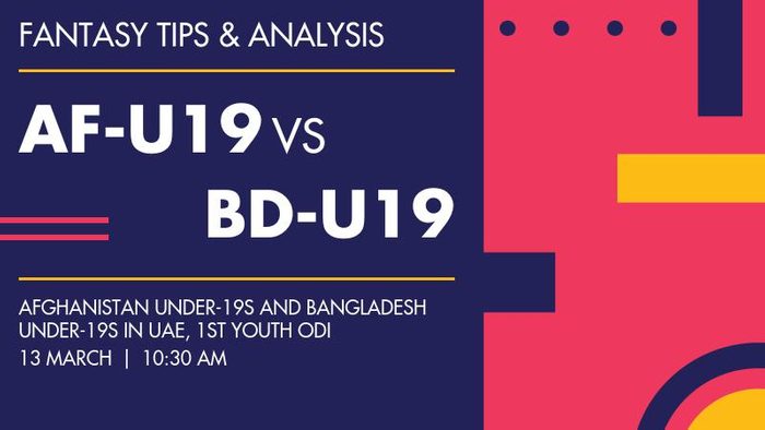 AF-U19 vs BD-U19 (Afghanistan Under-19 vs Bangladesh Under-19), 1st Youth ODI