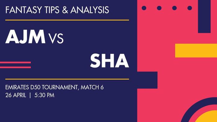 AJM vs SHA (Ajman vs Sharjah), Match 6