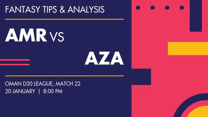 AMR vs AZA (Amerat Royals vs Azaiba XI), Match 22
