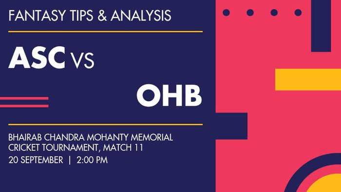 ASC vs OHB (Assam CC vs Odisha-B), Match 11