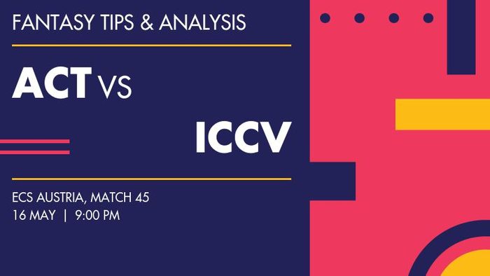 ACT vs ICCV (Austrian Cricket Tigers vs Indian CC Vienna), Match 45