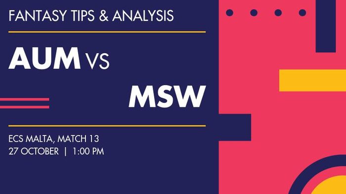 AUM vs MSW (American University of Malta vs Msida Warriors), Match 13