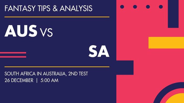 AUS vs SA (Australia vs South Africa), 2nd Test