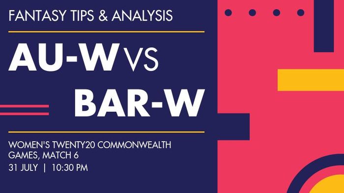 AU-W vs BAR-W (Australia Women vs Barbados Women), Match 6