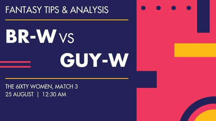 BR-W vs GUY-W (Barbados Royals Women vs Guyana Amazon Warriors Women), Match 3