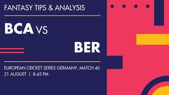 BCA vs BER (Berlin Cricket Academy vs Berlin CC), Match 40