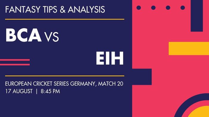 BCA vs EIH (Berlin Cricket Academy vs SG Einheit Halle), Match 20