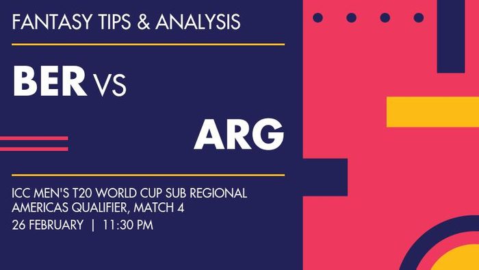 BER vs ARG (Bermuda vs Argentina), Match 4