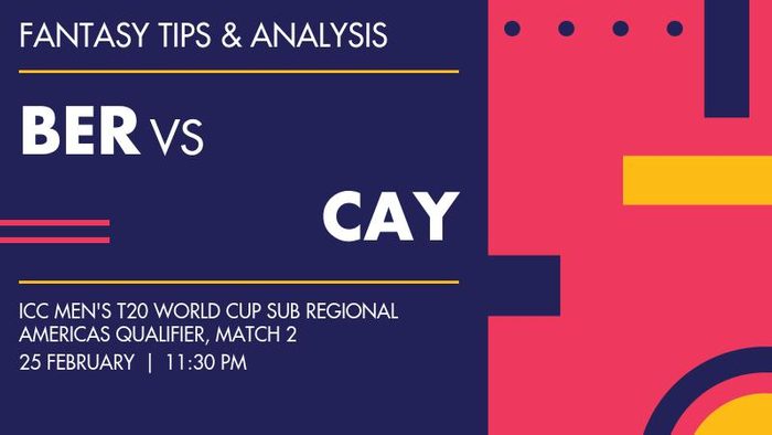 BER vs CAY (Bermuda vs Cayman Islands), Match 2