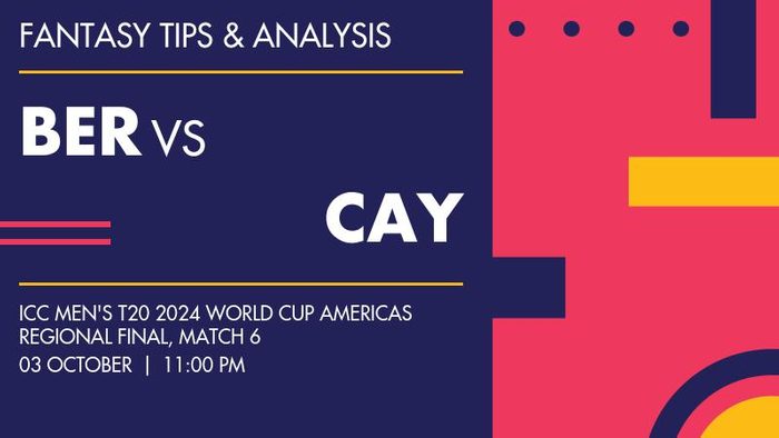 BER vs CAY (Bermuda vs Cayman Islands), Match 6