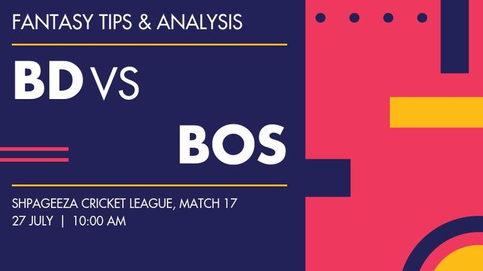 BD vs BOS (Band-e-Amir Dragons vs Boost Defenders), Match 17