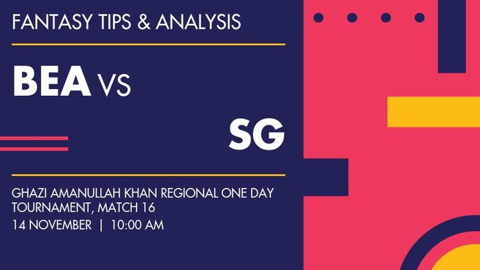 BEA vs SG (Band-e-Amir Region vs Speen Ghar Region), Match 16