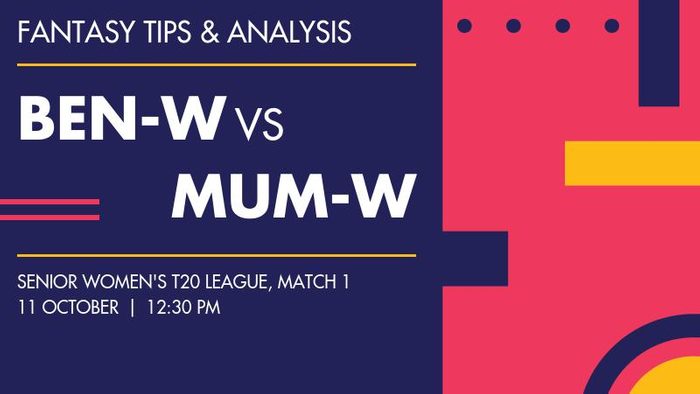 BEN-W vs MUM-W (Bengal Women vs Mumbai Women), Match 1