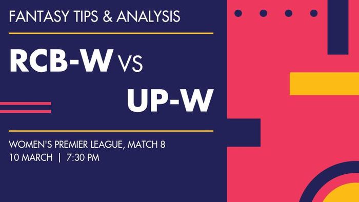 RCB-W vs UP-W (Royal Challengers Bangalore vs UP Warriorz), Match 8