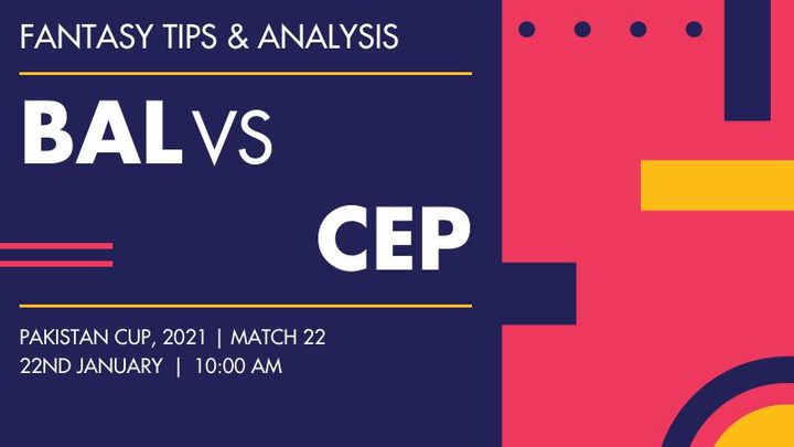 BAL vs CEP, Match 22