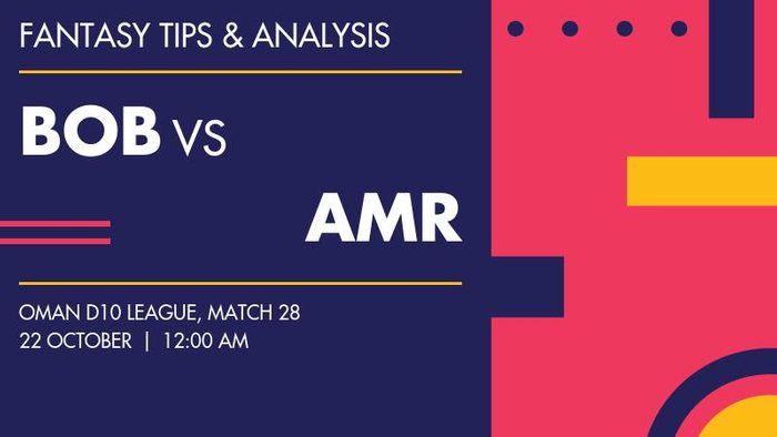 BOB vs AMR (Bousher Busters vs Amerat Royals), Match 28