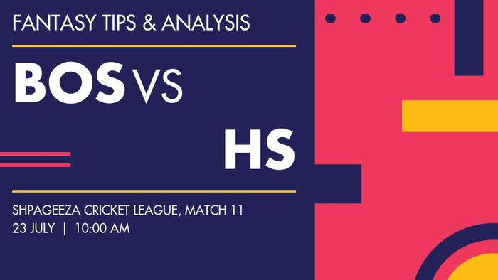 BOS vs HS (Boost Defenders vs Hindukush Stars), Match 11