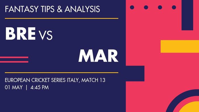 BRE vs MAR (Brescia CC vs Markhor Milano), Match 13