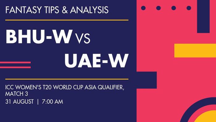 BHU-W vs UAE-W (Bhutan Women vs United Arab Emirates Women), Match 3