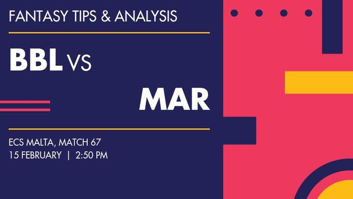 BBL vs MAR (Bugibba Blasters vs Marsa), Match 67