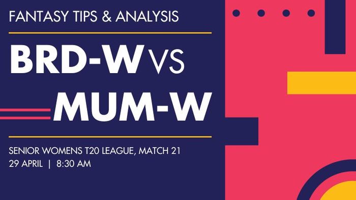 BRD-W vs MUM-W (Baroda Women vs Mumbai Women), Match 22