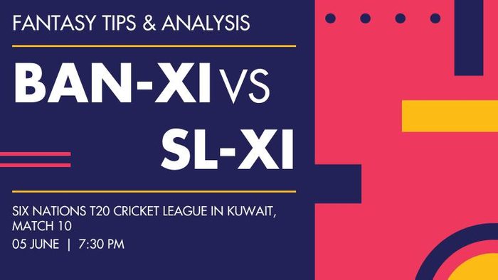 BAN-XI vs SL-XI (Bangladesh XI vs Sri Lanka XI), Match 10