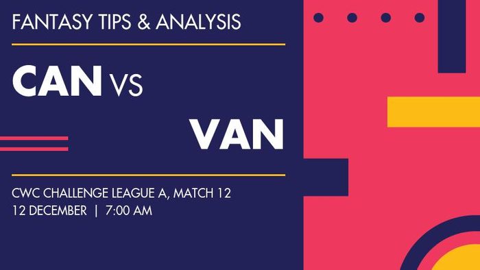 CAN vs VAN (Canada vs Vanuatu), Match 12