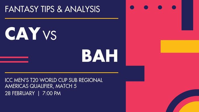 CAY vs BAH (Cayman Islands vs Bahamas), Match 5