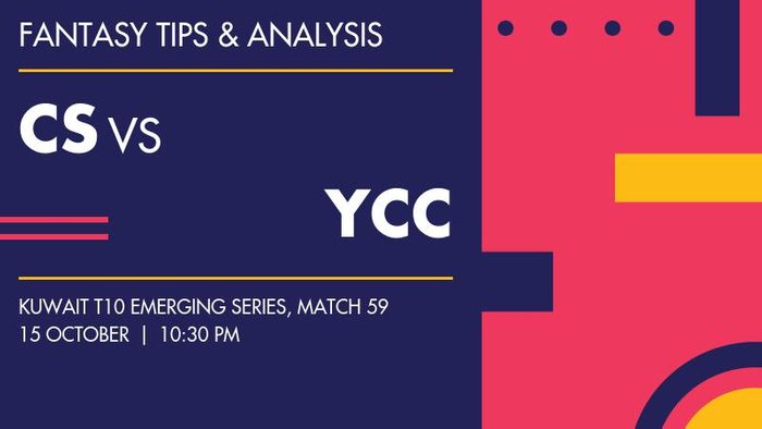 CS vs YCC (Chiplun Strikers vs Yousef Cricket Club), Match 59