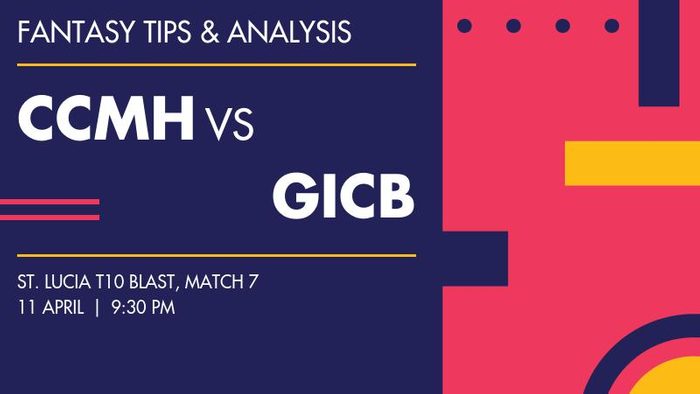 CCMH vs GICB (Central Castries Mindoo Heritage vs Gros Islet Cannon Blasters), Match 7